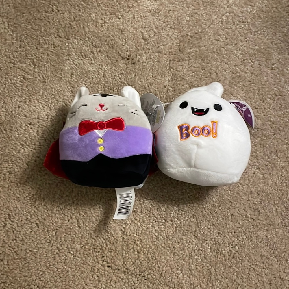 Halloween Squishmallow Duo | Vampire + Ghost